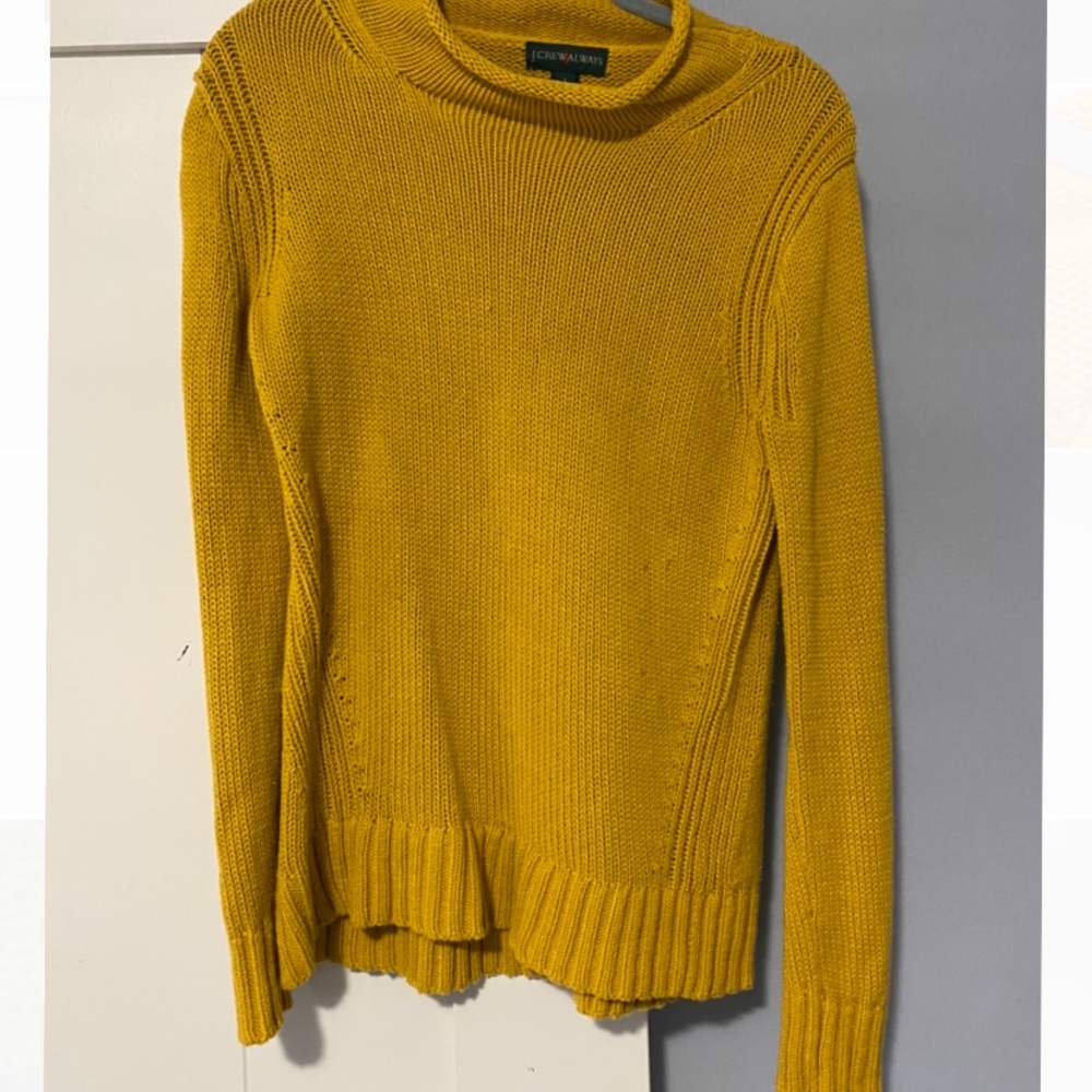 J. Crew Always Mustard Sweater Size Small